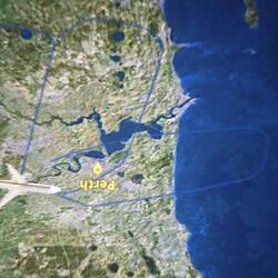 2 aborted landings ...touchdown on the 3rd! And look, the route made a love heart 💙