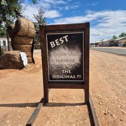 Und der Grund für den Umweg!