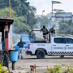 Vor zwei Wochen noch Straßenblockaden Autobahn, jetzt an jedem Eck Polizei
