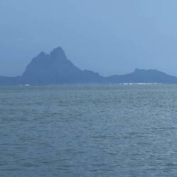 Bora Bora in the distance