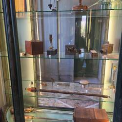 Some of Alessandro Voltiano's instruments and inventions.