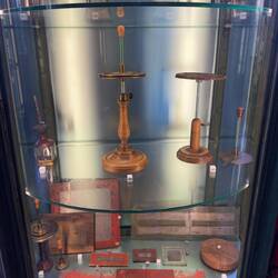 Some of Alessandro Voltiano's instruments and inventions.