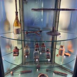 Some of Alessandro Voltiano's instruments and inventions.