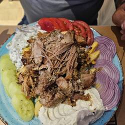 Riesen Portion Gyros