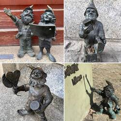 Einzigartig in Breslau: Zwerge, die jeweils eine Geschichte erzählen.