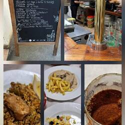 Unser Mittagsmenü im El Trovador