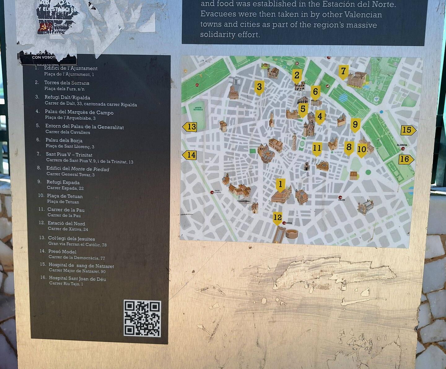 Übersicht Altstadt Valencia