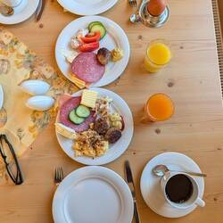 Nach einem kräftigen Frühstück ging es los