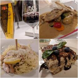 Heute beim Italiener gegenüber gegessen