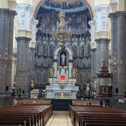 The church where her tomb is.