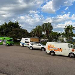 Übernachtung an einer Raststätte