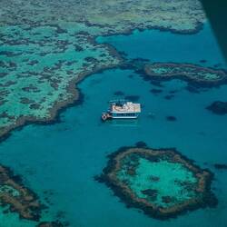 Helikopterlandeplatz mitten im Great Barrier Reef