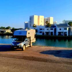 Stellplatz heute Nacht.