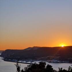 Golden hour über Sesimbra