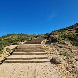 Stäge zum Praia do Beliche