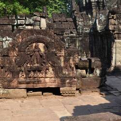 Sometimes walls are reconstructed and left there