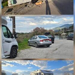 Haben gegen Abend noch den Stellplatz gewechselt ... die Gelsen 🦟🦟 haben uns ausgesaugt 😖