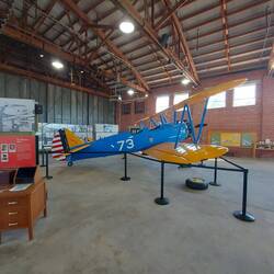 Erster Schulungsflieger.