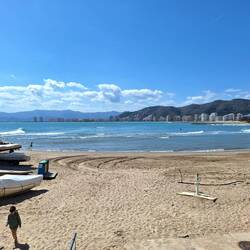 Der Strand von Faro de Cullera