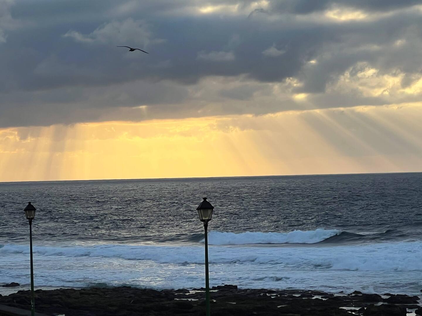 Abendstimmung von unserer Terrasse