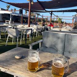 Kurz vor Feierabend in der Strandbar