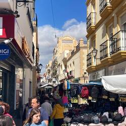 Markt im Zentrum der Stadt