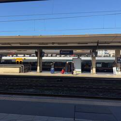 My Trenitalia commuter train at Rimini station.