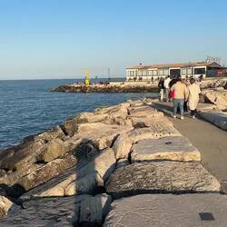 The Adriatic seafront, Rimini.