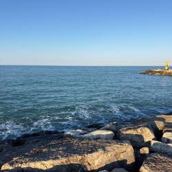 The Adriatic seafront, Rimini.