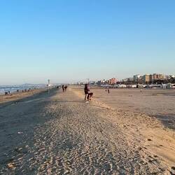 The Adriatic seafront, Rimini.