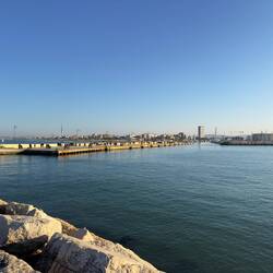 The Adriatic seafront, Rimini.