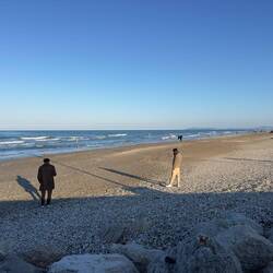 The Adriatic seafront, Rimini.