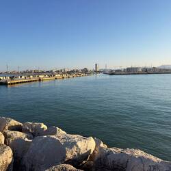 The Adriatic seafront, Rimini.