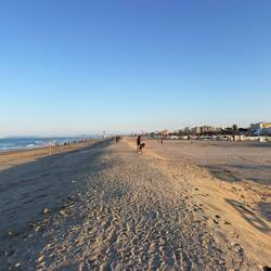 The Adriatic seafront, Rimini.