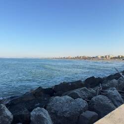 The Adriatic seafront, Rimini.
