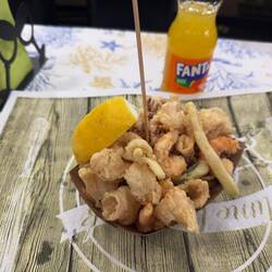 My €9 fritto misto at Borgo Fritto.