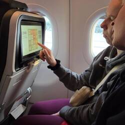Automaten-Spiel 1 im Flugzeug
