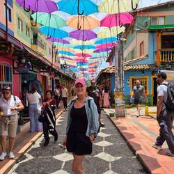 Christine in der ,Gasse der Erinnerung'