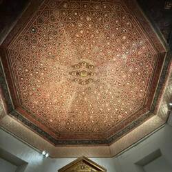 15th-century Mudéjar-style coffered ceiling