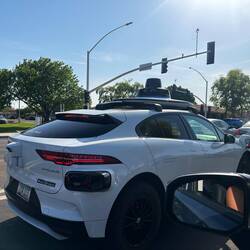 Von den selbstfahrenden Autos gibt's hier auch jede Menge