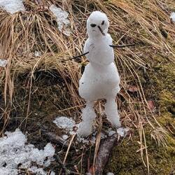 Lakpar hat dem Schneemann auch noch Beine gegeben