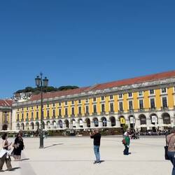 Praca de Commercio before rally