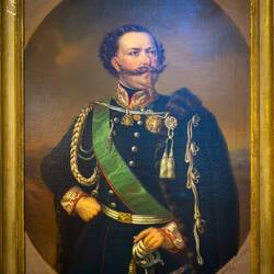 Portrait of Vittorio Emanuele II; 1st king of the Unified Italy (by Elisabeth Modell; 1859).