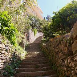 Eine von über 70 Treppen