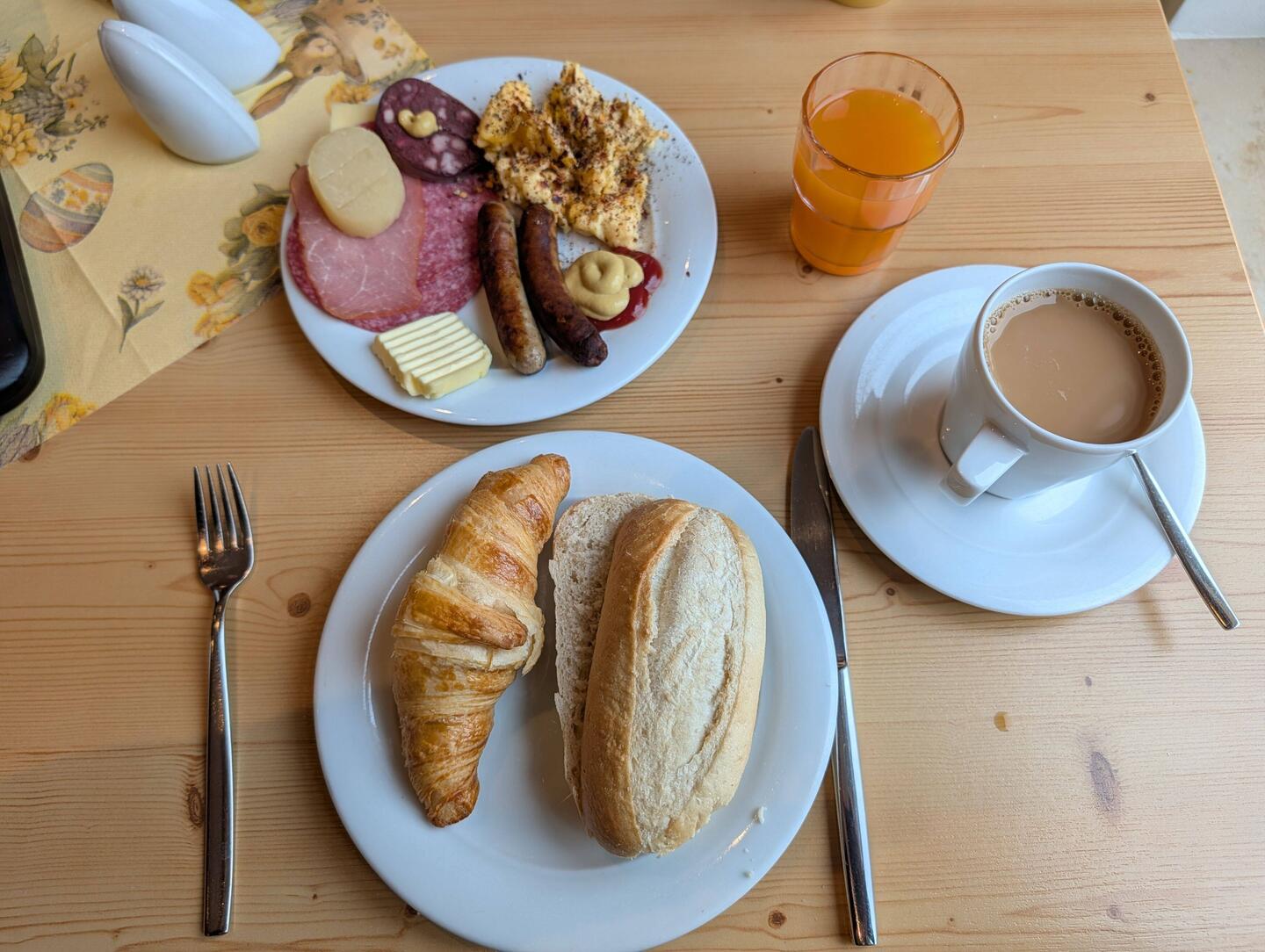 Ein letztes Frühstück....