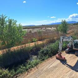 Blick in die andere Richtung, hier wird viel gearbeitet, um alles zu erhalten