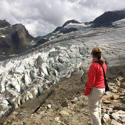 Vor dem Fee-Gletscher