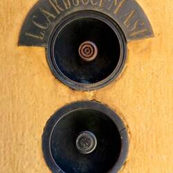 Antique doorbells @ Casa Carducci — Bologna, Italy.