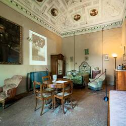 Elvira's bedroom at Casa Carducci — Bologna, Italy.