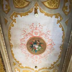 Ceiling detail from Carducci's study ... Casa Carducci — Bologna, Italy.